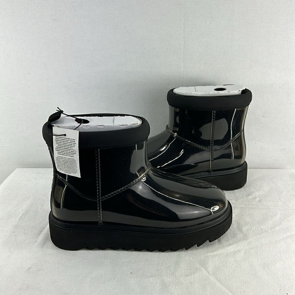 Koolburra by UGG Koola Clear Mini Boots- Clear/Black- Size 5- NIB - Picture 5 of 7